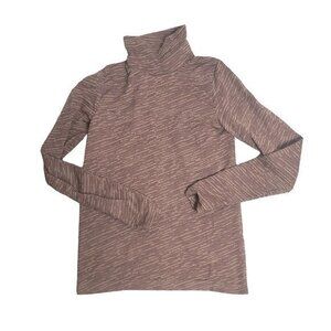 Athleta Womens Size Medium Brown‎ Long Sleeve Athletic Shirt